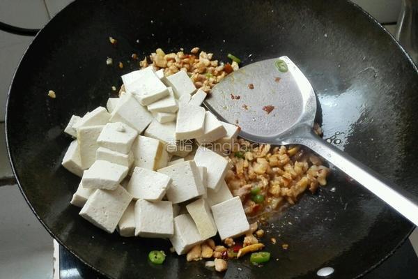 肉碎豆腐的做法图解5