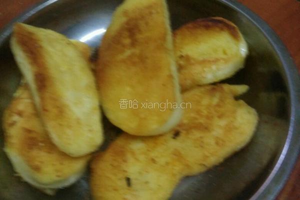 鸡蛋煎馍片的做法图解4