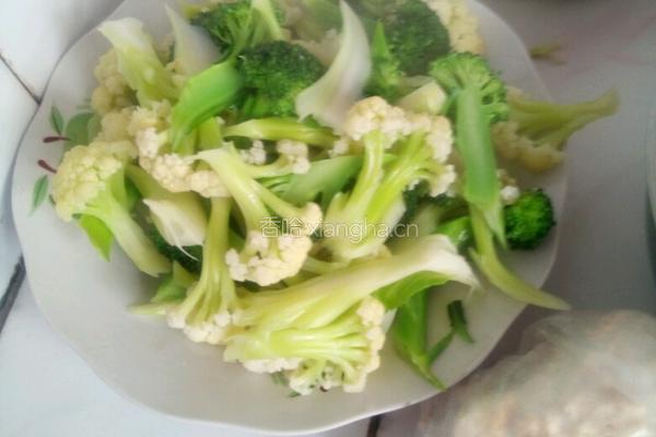 双花炒肉的做法图解4