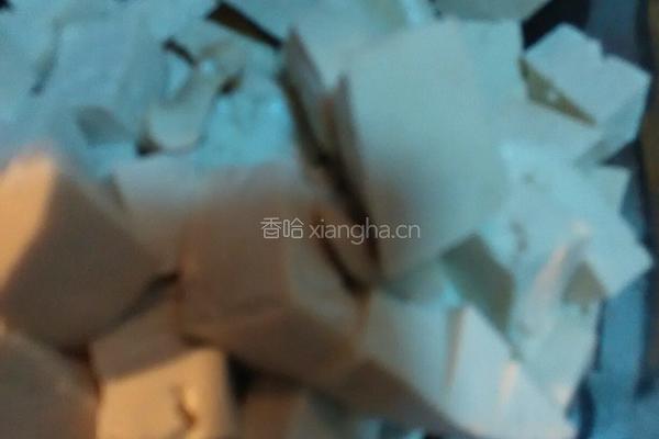 小白菜炖豆腐的做法图解2
