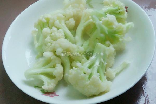 甜椒炒花菜的做法图解8