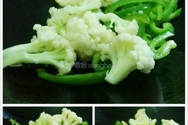 甜椒炒花菜的做法图解10