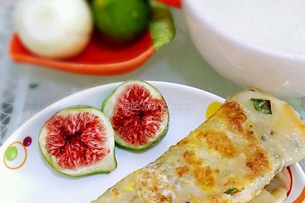 快手早餐---鸡蛋裹饼的做法图解5