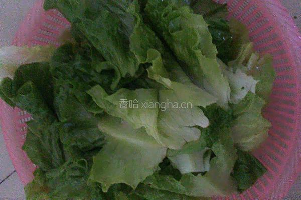 爆炒生菜的做法图解1