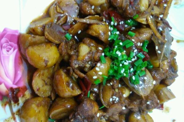 板栗烧鸡腿的做法图解6