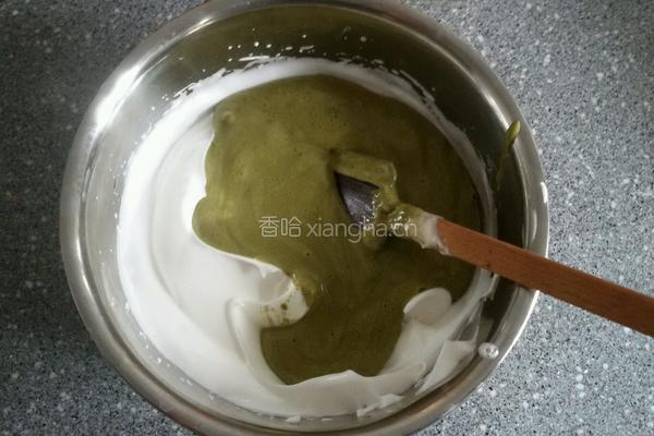 健康酸奶抹茶蛋糕圈的做法图解9