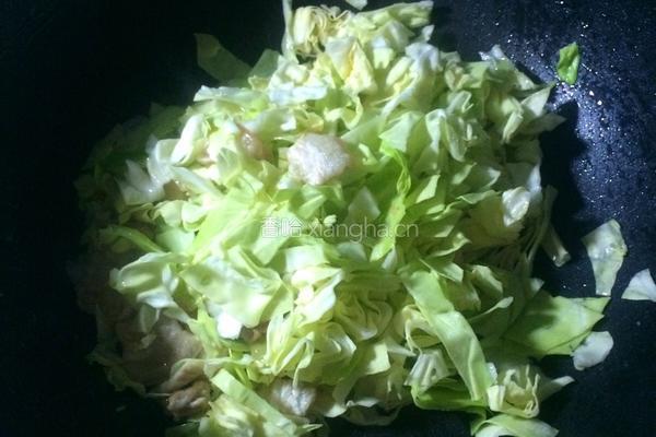 五花肉炒粉的做法图解6