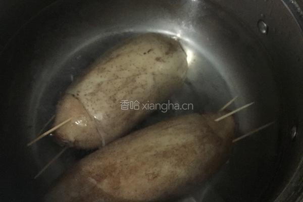 糯米莲藕的做法图解4