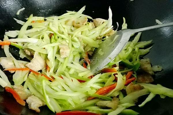 辣椒炒西芹的做法图解6