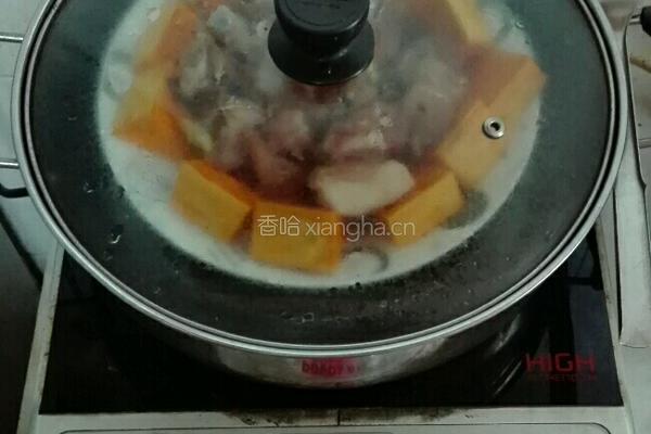 南瓜蒸排骨的做法图解7