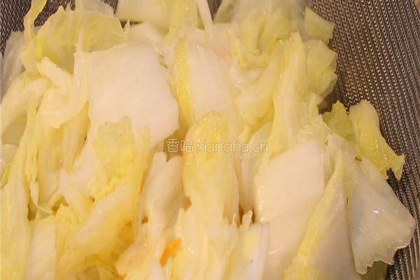 醋溜大白菜的做法图解3
