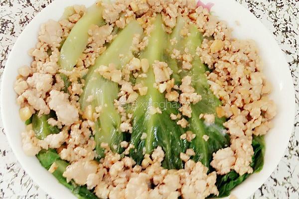 蒜蓉肉未生菜的做法图解11