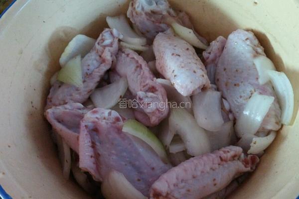 耗油蜂蜜翅中的做法图解4