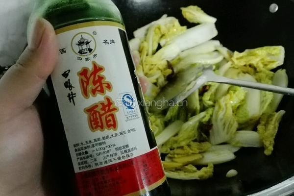 醋溜娃娃菜的做法图解7