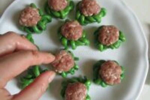 豆结肉丸的做法图解5