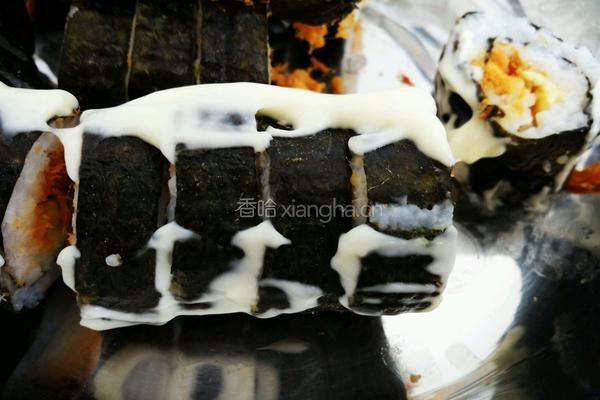 肉松鸡蛋寿司的做法图解9