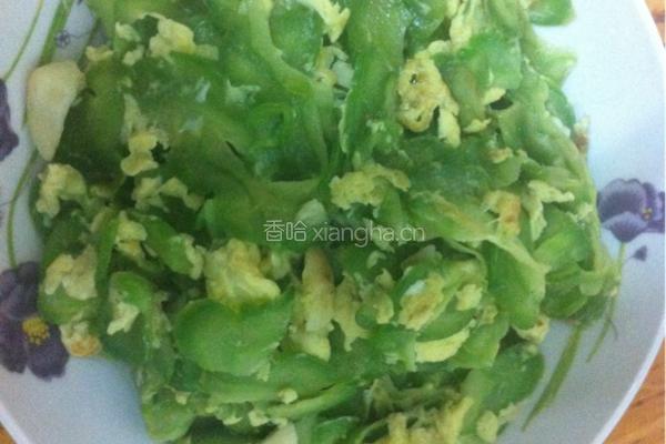 鸡蛋炒苦瓜的做法图解8