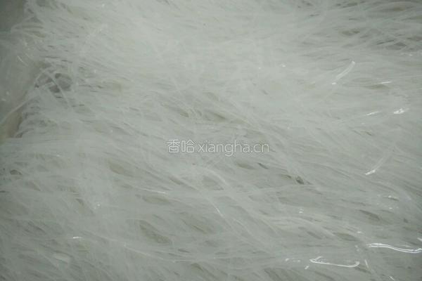 青椒小白菜粉丝的做法图解1