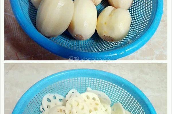 炸藕盒的做法图解1