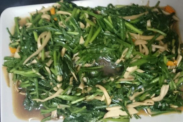 韭菜炒鸡腿菇