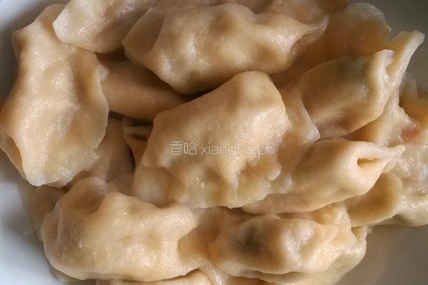 牛肉胡萝卜馅、猪肉香菇馅饺子的做法图解7