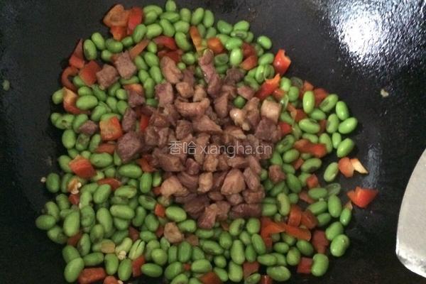 肉丁毛豆的做法图解8