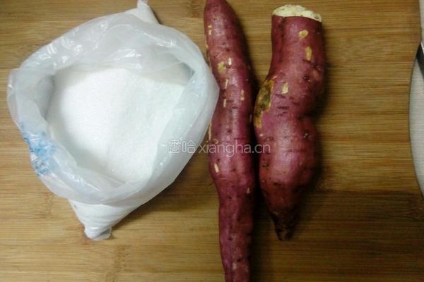 拔丝芝麻薯条的做法图解1
