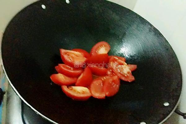 西红杮烧腐竹的做法图解6