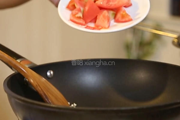 番茄菜花的做法图解5