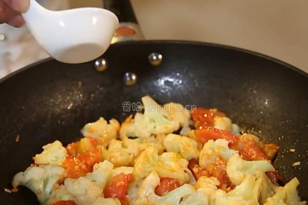 番茄菜花的做法图解7
