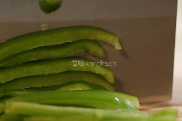青椒肉丝的做法图解2