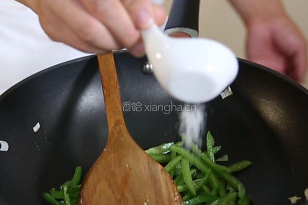 青椒肉丝的做法图解6
