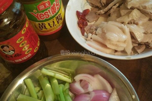 酱爆五花肉的做法图解3