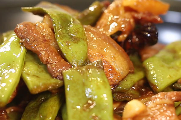 扁豆焖肉的做法图解6
