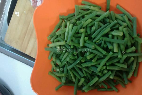 辣炒豇豆的做法图解3