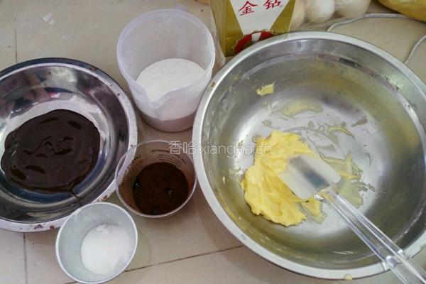 可可豆饼干的做法图解1