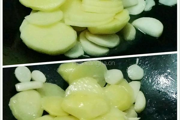 杏鲍菇土豆肉片的做法图解8