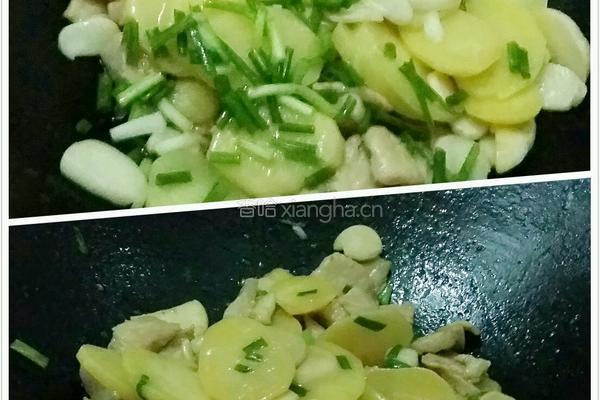 杏鲍菇土豆肉片的做法图解10