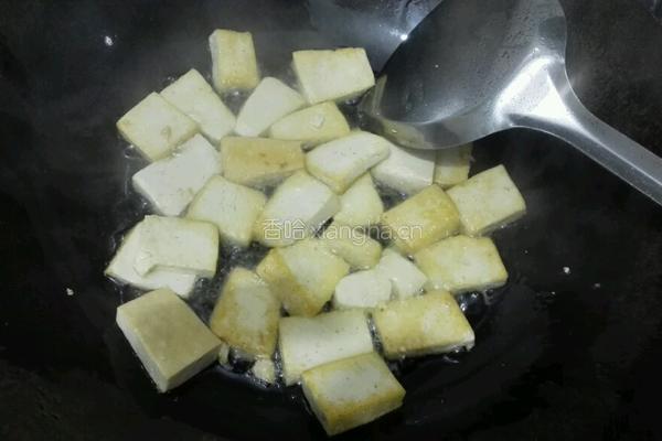 豆芽炒豆腐的做法图解4