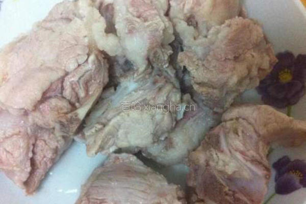 莲藕炖排骨的做法图解3