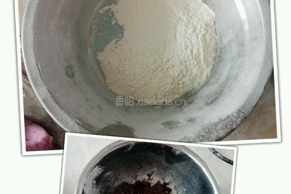 紫薯味冰皮月饼的做法图解4