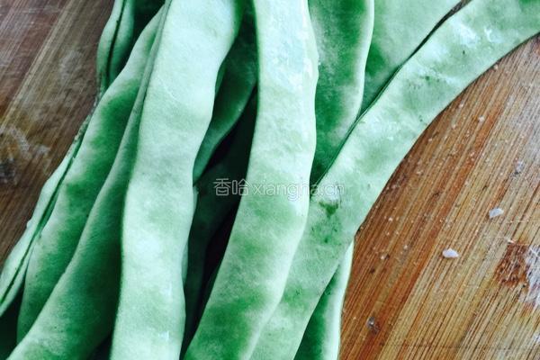 肉丝刀豆的做法图解1
