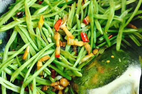 肉丝刀豆的做法图解5