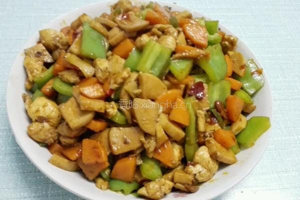 香炒鸡肉丁的做法图解8