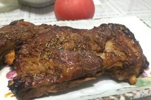 简易烤猪排的做法图解6