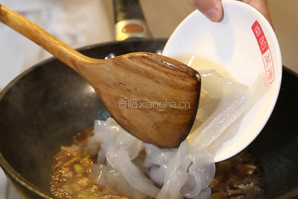 肉丝拉皮的做法图解6