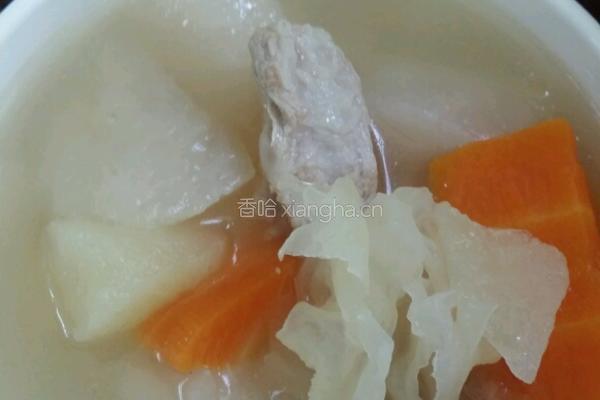 雪梨雪耳苹果汤的做法图解8