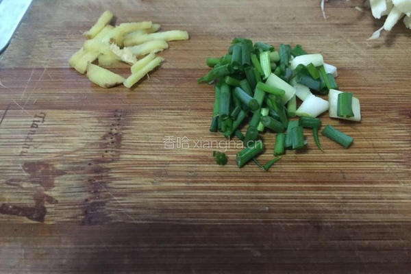 茭白肉丝的做法图解4