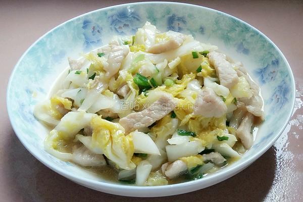 娃娃菜肉片