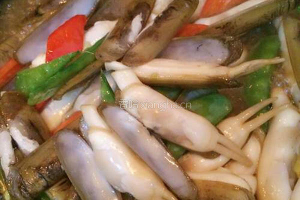 爆炒海蛏的做法图解6